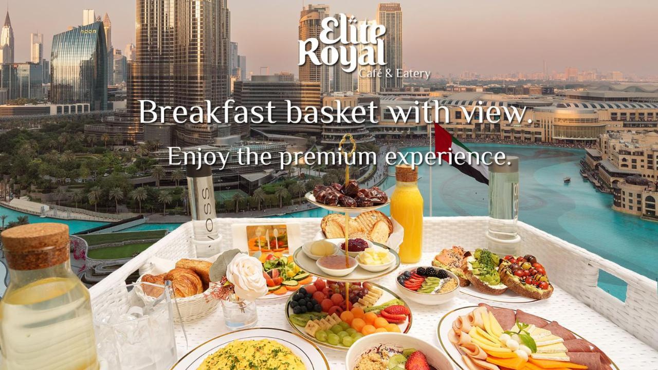 Elite Royal Apartment - Full Burj Khalifa And Fountain View - The Royal Дубай Екстер'єр фото